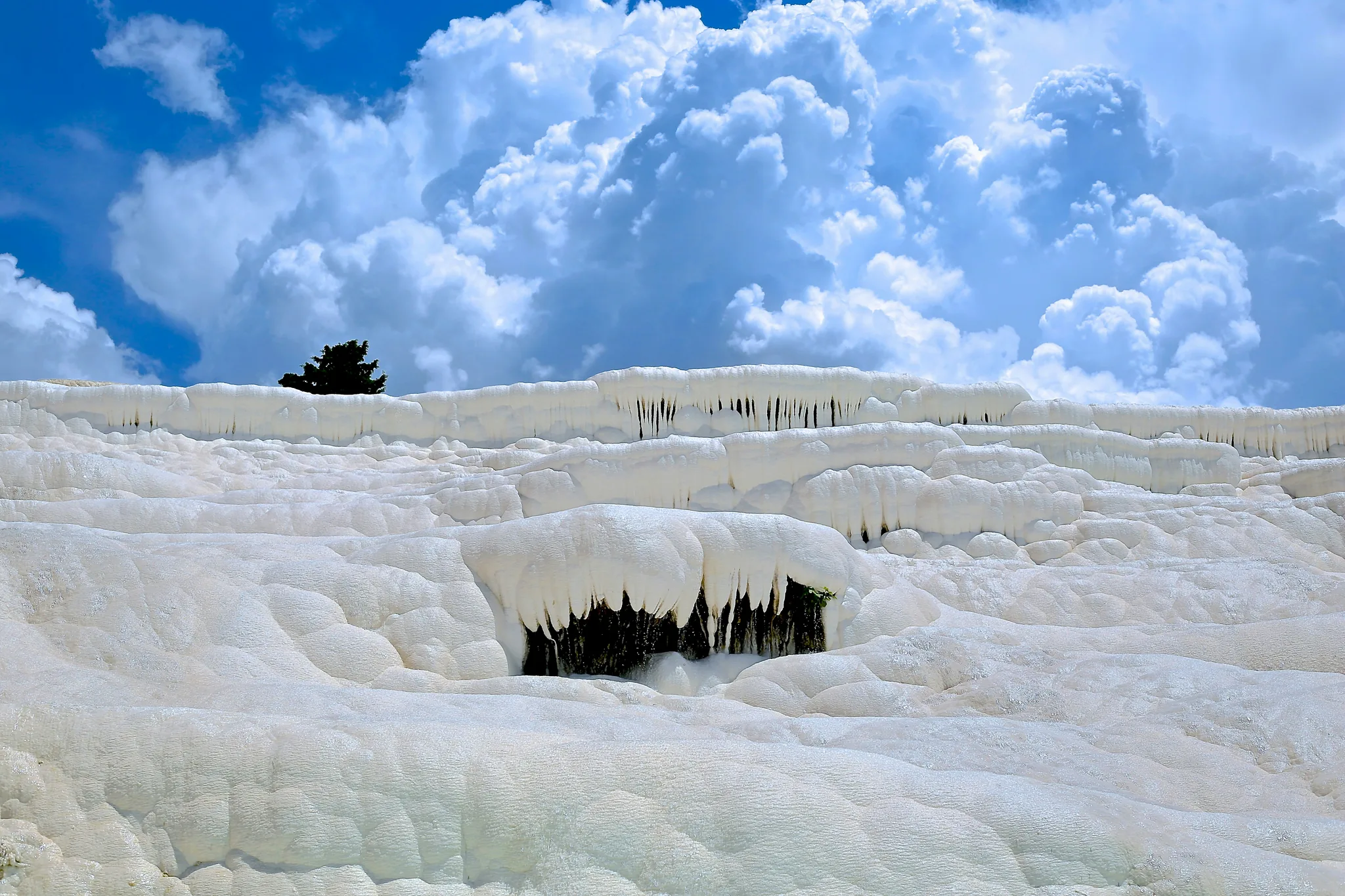 Pamukkale Weiße Travertine: Das ätherische Baumwollschloss der Türkei - 2